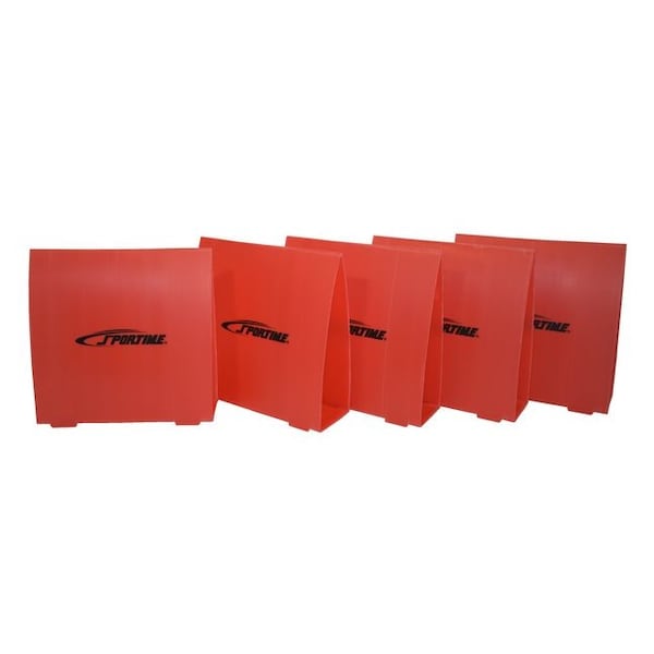 Sportime HURDLE FOLDABLE TRAINING 50 CM RED SET OF 5 PK FTH